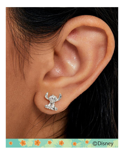 Pendientes Disney Lilo & Stitch Pendientes Stitch Chapados