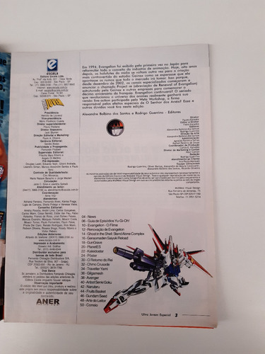 Imagem 2 de 10 de Revista Ultra Jovem Especial Yu Gi Oh Evangelion H201