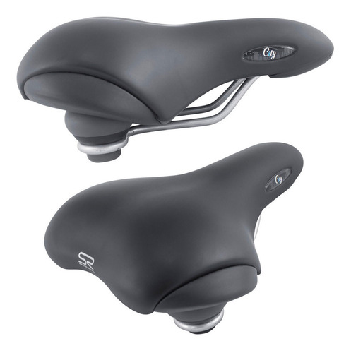 Selim Banco Bike Gel Com Molas New City Selle Royal