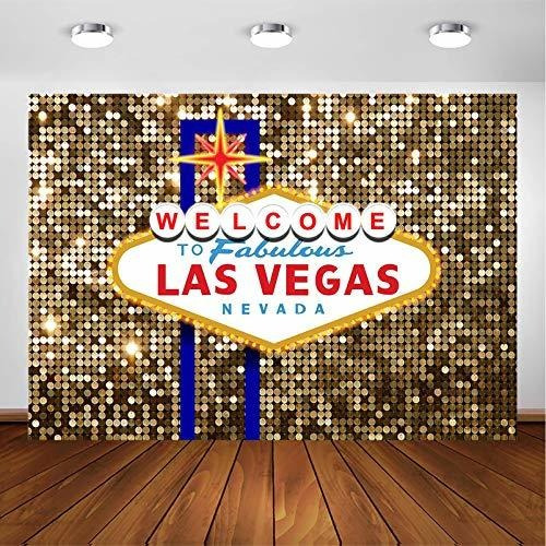 Telón De Fondo De Fiesta De Vegas Decoraciones De Cump... 