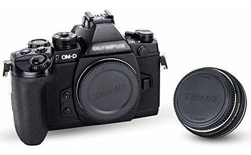 Tapa Lente Trasera Cuerpo Para M4 3 Montura Olympus M10
