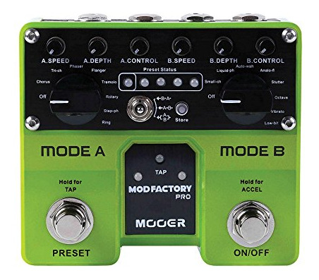 Modulación De Pedales Mooer Mod Factory Pro Stereo - 16 Efec
