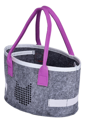 Organizador De Fieltro Portátil Bolsa De Compras De Fieltro