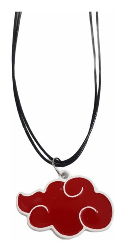 Imagem 2 de 4 de Colar Akatsuki Nuvem Vermelha Anime Naruto Cosplay Geek