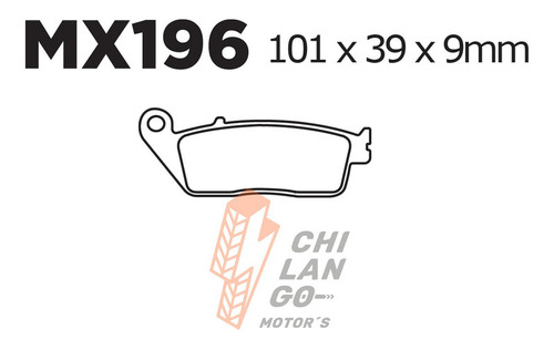 Balatas Del. Honda Shi 125 Mode Adl (2 Piston Caliper) 14-23