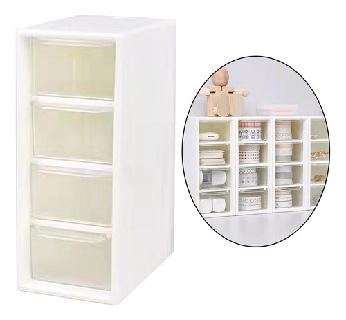 Gpp Caja De Almacenamiento De Cosméticos De Escritorio Con 4