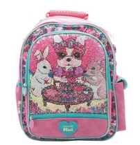 Comprar Mochila Espalda Simones 16p Lentejuelas Rever. Sharif Expres Color Fucsia\u002FÁgua Diseño de la tela Rosa