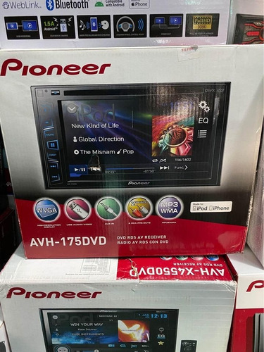 Equipo Pioneer Dos Din Modelo Avh-175dvd