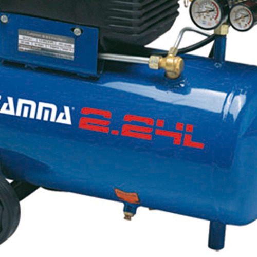 Compressor Ar 8,0 Pés 24l G2801br Gamma + Kit 5 Peças