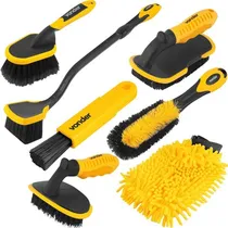 Comprar Kit De Escovas Para Limpeza Automotiva Com 7 Peças  Vonder
