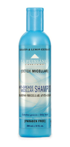 La Puissance Detox Micellar Shampoo Antigraso X 300 Ml Local