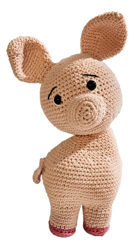 Imagen 1 de 2 de Chancho Amigurumi Tejido Juguete Crochet  Cerdo Cerdito Bebe