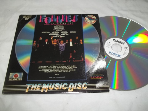 Ld Laserdisc - Follies In Concert - The Music Disc