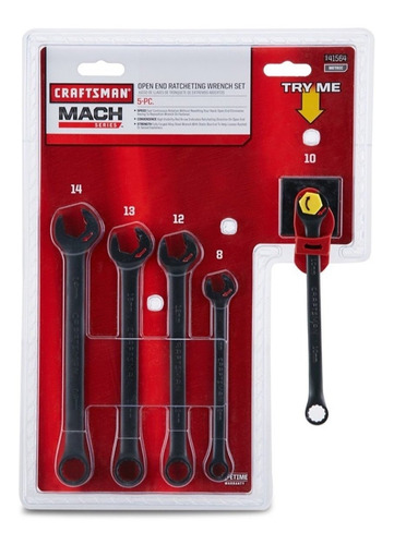 Juego Llaves Combinadas 5 Piezas Crasft 941564 Craftsman