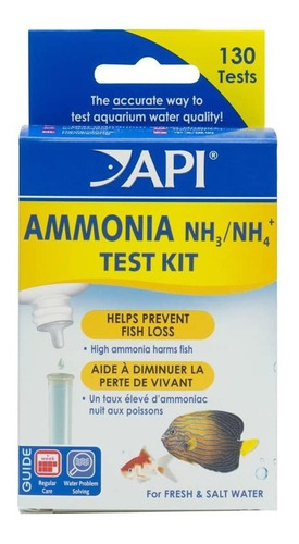 Test Medidor Amoniaco Amonio Api Agua Acuario Pecera Peces