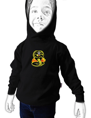 Sudadera Para Niño - Cobra Kai - 100% Algodon Con Capucha 