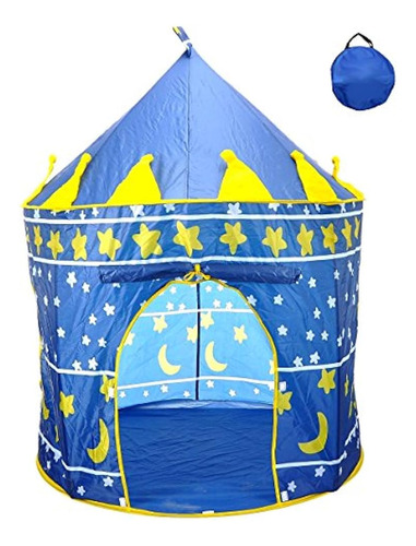 Star Castle Prince House Indoor Boys Tienda Azul Ourdoor Kid