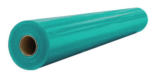 Rollo De Pvc Polimeros 18 Onzas Pool Blue Liso - 48.5m X 1.52m