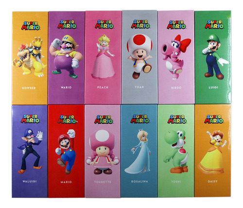 Placas Metalicas Ilustradas Super Mario Collection 25,5cm