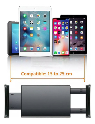 1 Soporte Tablet Coche Auto Base Para iPad Celular Ajustable