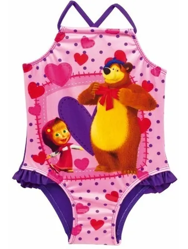 Trajes De Bano Masha Oso MercadoLibre