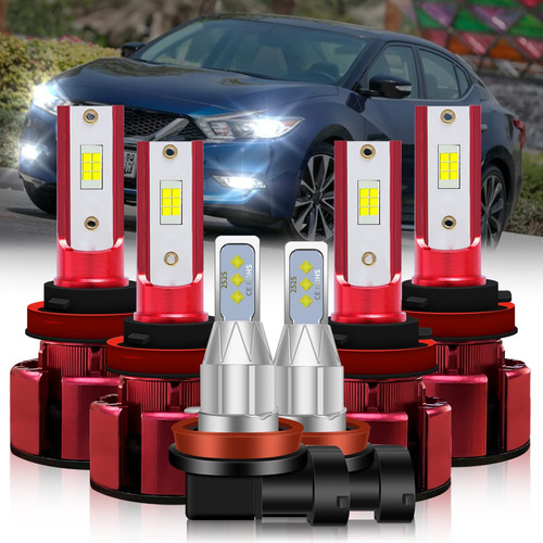 Para Bombilla Led Nissan Maxima Haz Alto Antiniebla Lumene