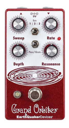 Pedal De Efecto Earthquaker Devices Grand Orbiter V3  Rojo