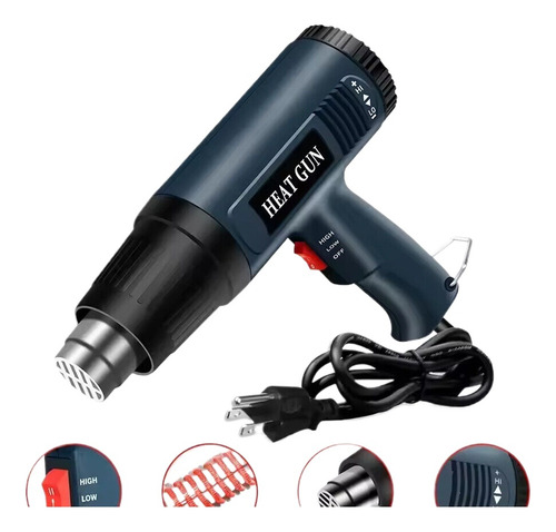 * Pistola De Calor De Temperatura Variável De 2500 W Para