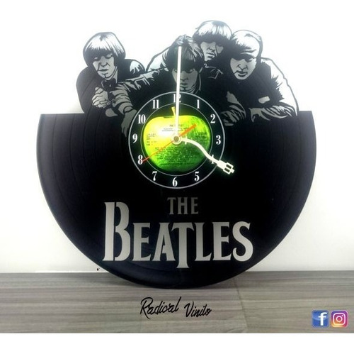 Reloj De Vinilo The Beatles 2 Regalos Decoracion