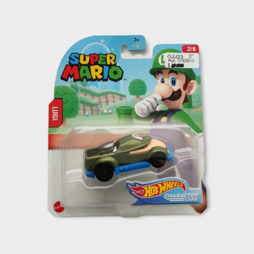 Juguete Luigi Carro Super Mario Hot Wheel