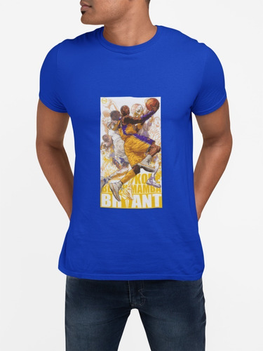 Polera Kobe Bryant Nba  Estampada Algodon