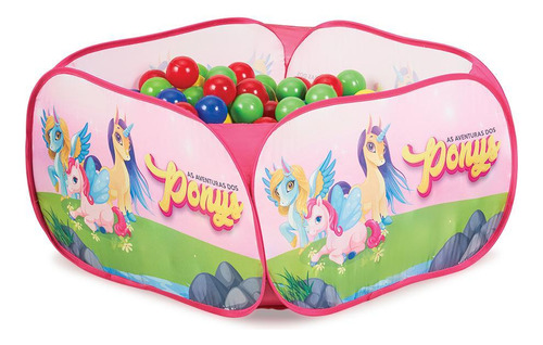 Piscina De Bolinhas Infantil Com 100 Bolinhas Ponys