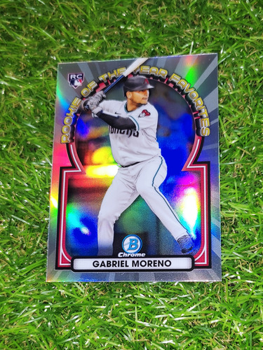 Cv Gabriel Moreno Rookie Card Refractor Bowman Chrome 2023