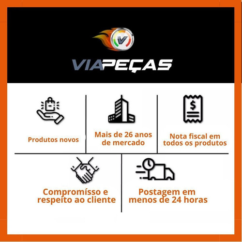 Bloco Óptico Farol H4 Reposição Nino F-50b Ld/le Para Scania