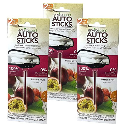 Ambientadores   Coche Auto Sticks, Pack De 3 6 Sticks (...