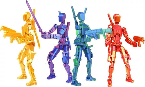 Qk Figuras Acción T13 Ensambladas, 3d