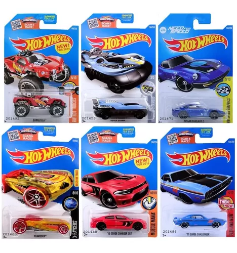 Carrinhos Hot Wheels Com 3 Unidades Sortidos Mattel