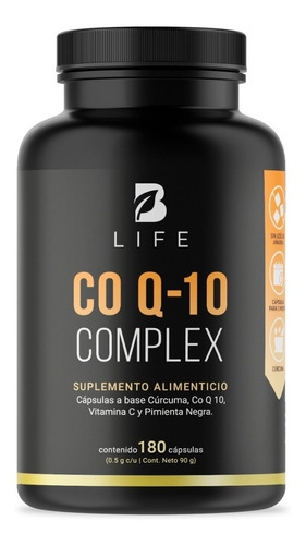Co Q 10 De 180 Cápsulas Con Coenzima, Co Q 10 Complex B Life
