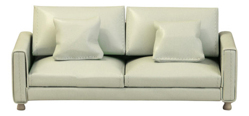 Sofá Para Casa De Muñecas 1:12, Sofá Doble Verde