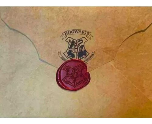 Carta Hogwarts Harry Potter Con Sello De Lacre Harry Potter