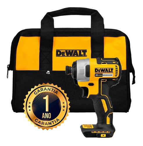 Dewalt Taladro Impacto De 1/4 Sin Bat/carg Solo Herramie