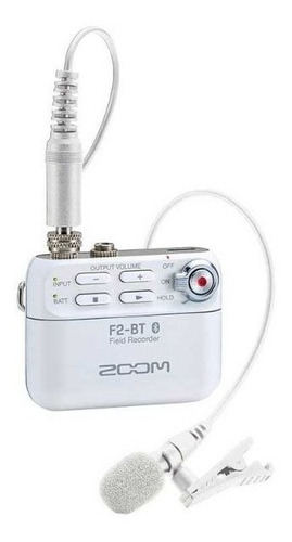 Grabador Con Bluetooth Y Microfono Mini Corbatero Zoom F2bt