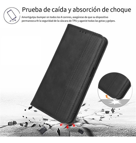 Funda Tipo Cartera Para Google Pixel 9a Google Pixel 9 Pro Xl Funda De Piel Con Tapa Magnética