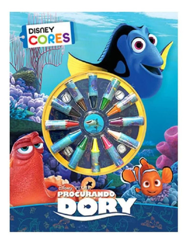 Livro Disney - Cores - Procurando Dory Nv