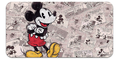 Mousepad Gamer 59cmx30cmx3mm Mickey Mouse Disney Jornal