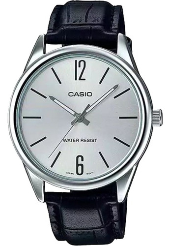 Reloj Casio Dama Ltp-vt01l-4b Banda Cuero Resiste El Agua