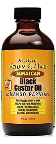 Jamaican Mango Aceite Ricino Negro Mango Papaya 4oz