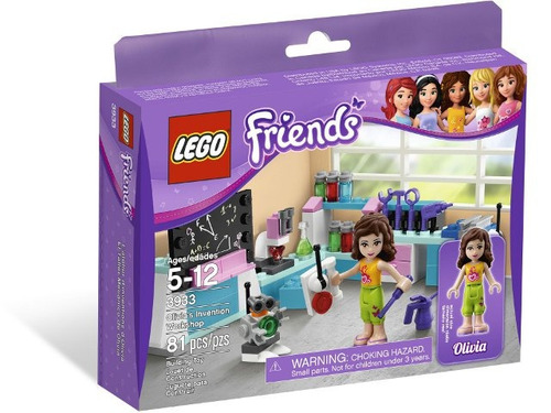 Lego 3933 Friends Olivia's Invention Workshop  Sin/abrir