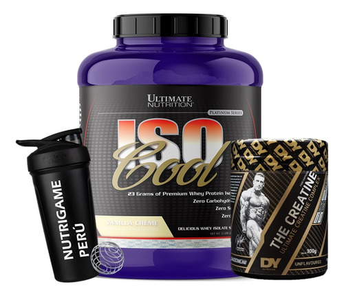 Pack Proteina Iso Cool 5lb + Creatina Dorian Yates 300gr