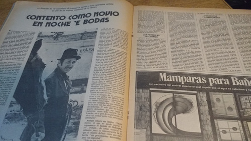 Revista Clarin N° 11206 Año 1977 Luis Landriscina Filmacion 